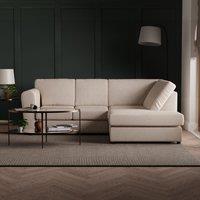 Blake Soft Texture Fabric 3 Seater Corner Sofa