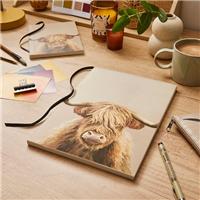 Waters and Noble Highland Cow Softbound Notebook
