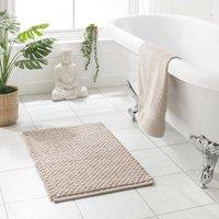 100% Recycled Pebble Bath Mat Beige