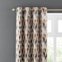 Kelso Cut Velvet Eyelet Curtains