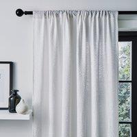 Raised Jacquard Slot Top Voile Panel