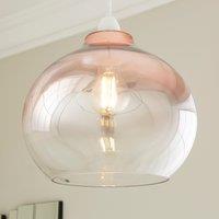 Nivala Metallic Ombre Copper Glass Easy Fit Pendant Shade