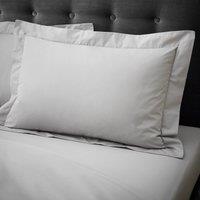 Hotel 230 Thread Count Crisp Cotton Percale Oxford Pillowcase