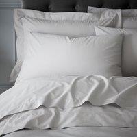 Hotel 230 Thread Count Crisp Cotton Percale Standard Pillowcase Pair Grey