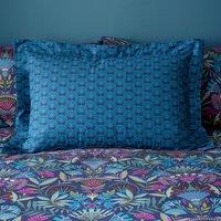 Lucille Navy Oxford Pillowcase