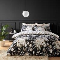 Carmel Black Duvet Cover & Pillowcase Set