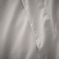 Hotel 230 Thread Count Crisp Cotton Percale Flat Sheet Beige