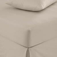 Pure Cotton Fitted Sheet Beige