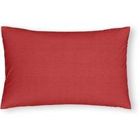 Pure Cotton Standard Pillowcase Pair Red