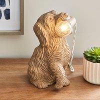 Reggie the Cockapoo Table Lamp Natural