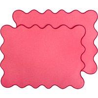 Set of 2 Scalloped Placemats