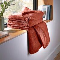 Dunelm discount orange throw