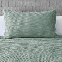 Amberley Waffle Standard Pillowcase Lilypad