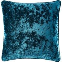 Crushed Velour Cushion Blue