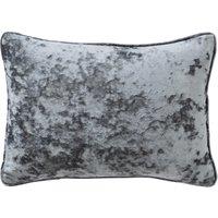 Crushed Velour Cushion Grey