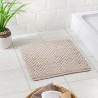 100% Recycled Pebble Shower Bath Mat Beige