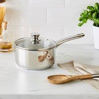 Essentials Saucepan, 18cm Silver