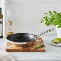 Essentials Non-Stick Frying Pan, 24cm Silver