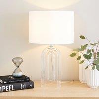 Josie Large Arched Glass Table Lamp