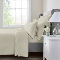 Dorma Crisp & Fresh 400 Thread Count Egyptian Cotton Percale Flat Sheet