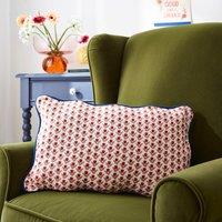 Tulip Block Cushion Navy Blue