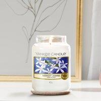 Midnight Jasmine Original Large Jar Candle White