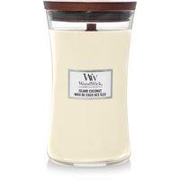 Woodwick Island Coconut Large Hourglass Crackle Candle