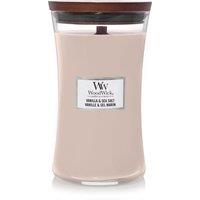 Woodwick Vanilla & Sea Salt Large Hourglass Candle Pink