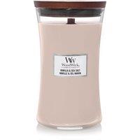 Woodwick Vanilla & Sea Salt Large Hourglass Crackle Candle