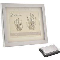 Bambino Silver Me & My Brother Hand Print Frame