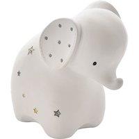 Bambino White Resin Money Box - Elephant