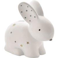 Bambino White Resin Money Box - Rabbit