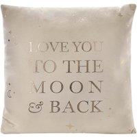 Bambino Moon and Back Velvet Cushion
