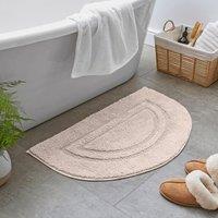 Luxurious Cotton Oval Bath Mat