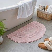 Luxurious Cotton Oval Bath Mat