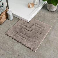 Luxury Cotton L Shaped Shower Mat