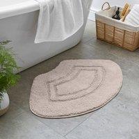 Luxury Cotton Semi-Circle Bath Mat