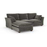 Blakeney Corner Chaise Cosy Velvet Grey