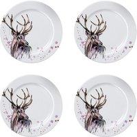 Meg Hawkins Set of 4 Stag Side Plates