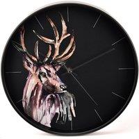 Meg Hawkins Stag Wall Clock