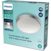 Philips Doris Integrated LED Ceiling Light, Cool White Nickel