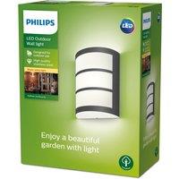 Philips Python Integrated LED Outdoor Wall Light, Warm White