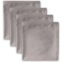 Set of 4 Recycled Velour Napkins