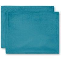 Set of 2 Recycled Velour Placemats