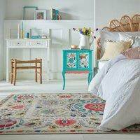 PractiRug Hani Floral Washable Rug MultiColoured