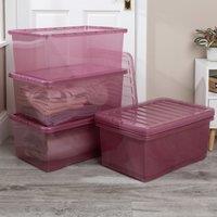 Wham Crystal Set of 5 Storage Boxes & Lids