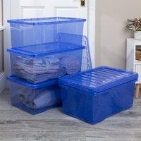 Wham Crystal Set of 5 Storage Boxes & Lids