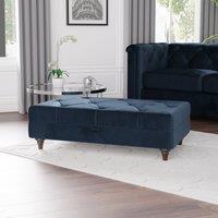 Chesterfield Opulent Velvet Storage Footstool
