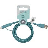 Dual Head Charge Cable