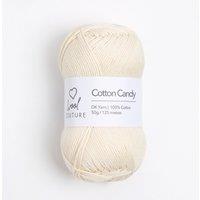 Wool Couture Cotton Candy Yarn 50g Ball Pack of 6 Cream